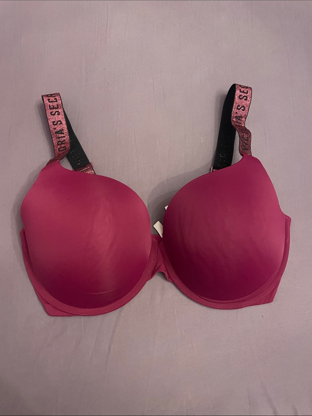 Victoria's Secret T-Shirt push up full coverage Bra with sparkly straps